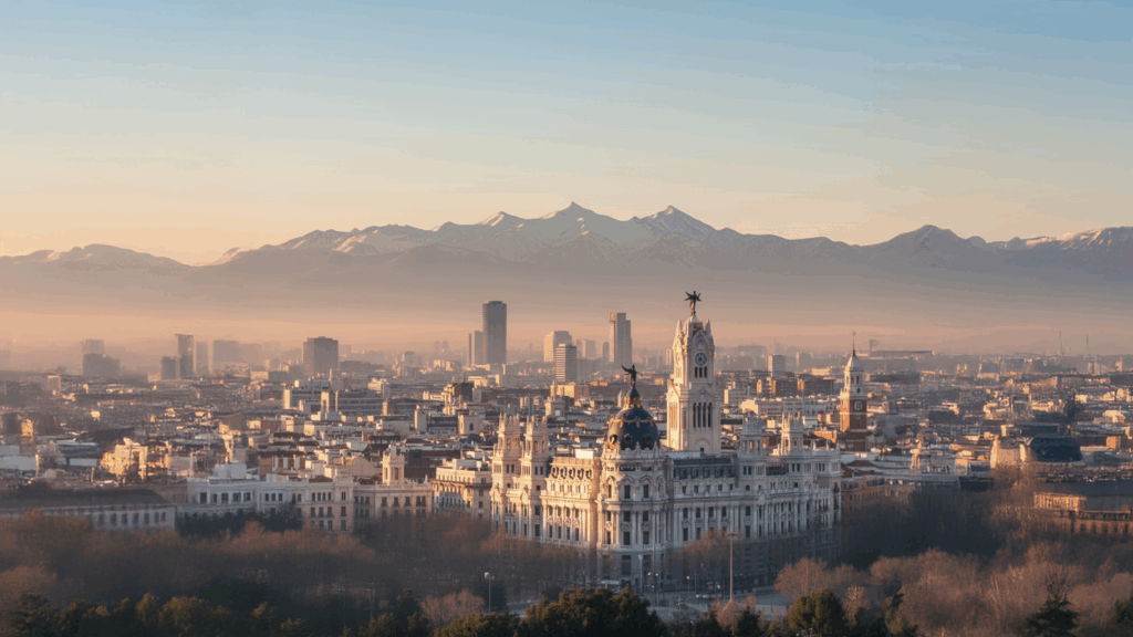 Vista representativa de Madrid