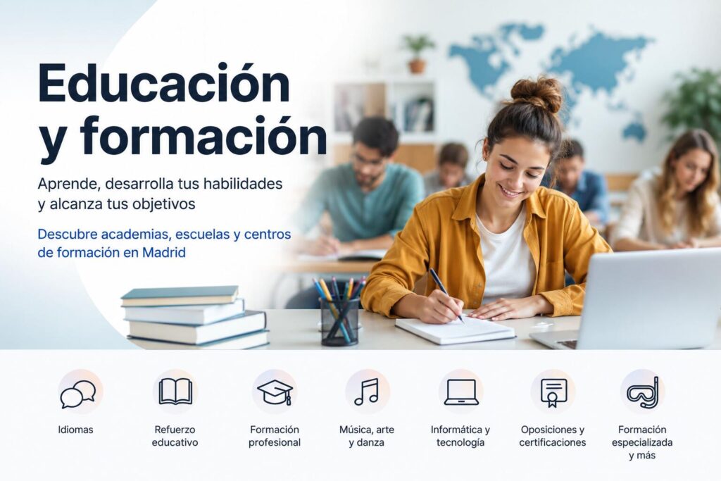 Academias escuelas y centros de formacion en Madrid