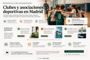 CLUBES Y ASOCIACIONES DEPORTIVAS EN MADRID