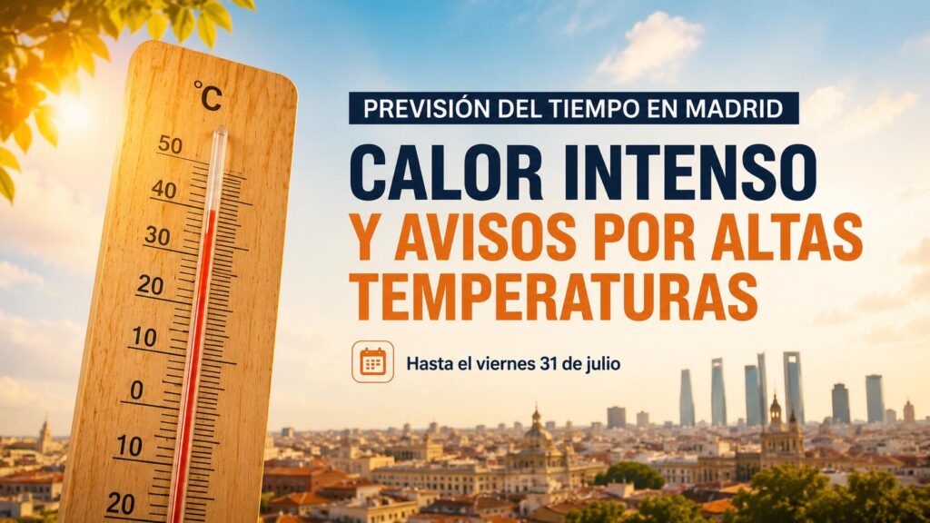 Prevision del tiempo en Madrid