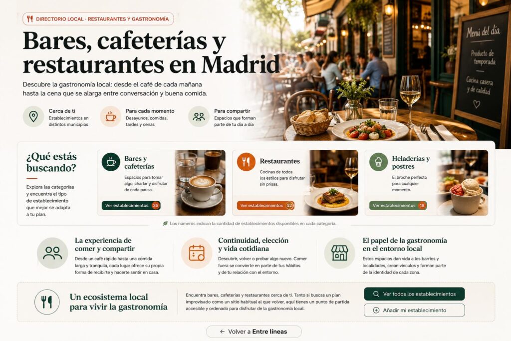 restaurantes y gastronomia