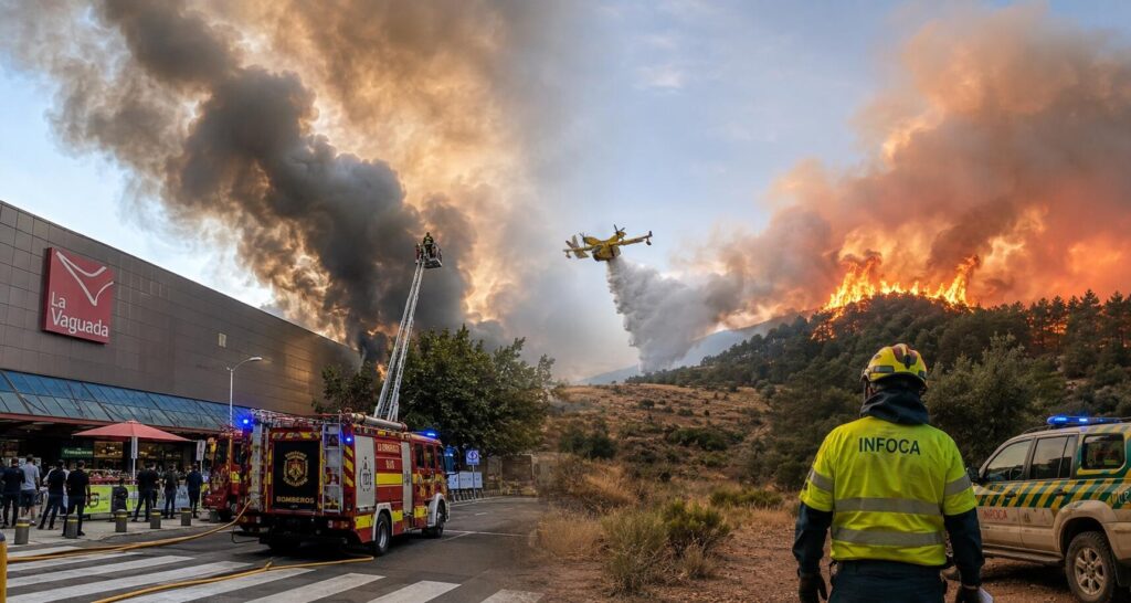 Incendios hoy cerca de Madrid