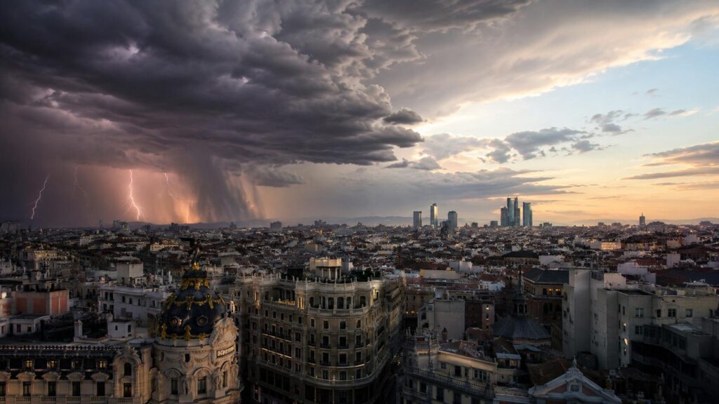 tormentas madrid cambio tiempo agosto 2026